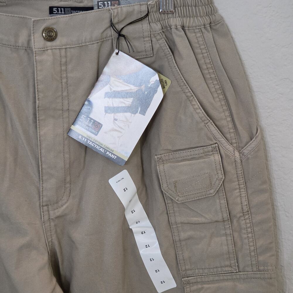 5.11 Tactical Stryke Pants 32x30 Women’s Size 12 Cargo Ripstop Utility Khaki NWT - Picture 4 of 13